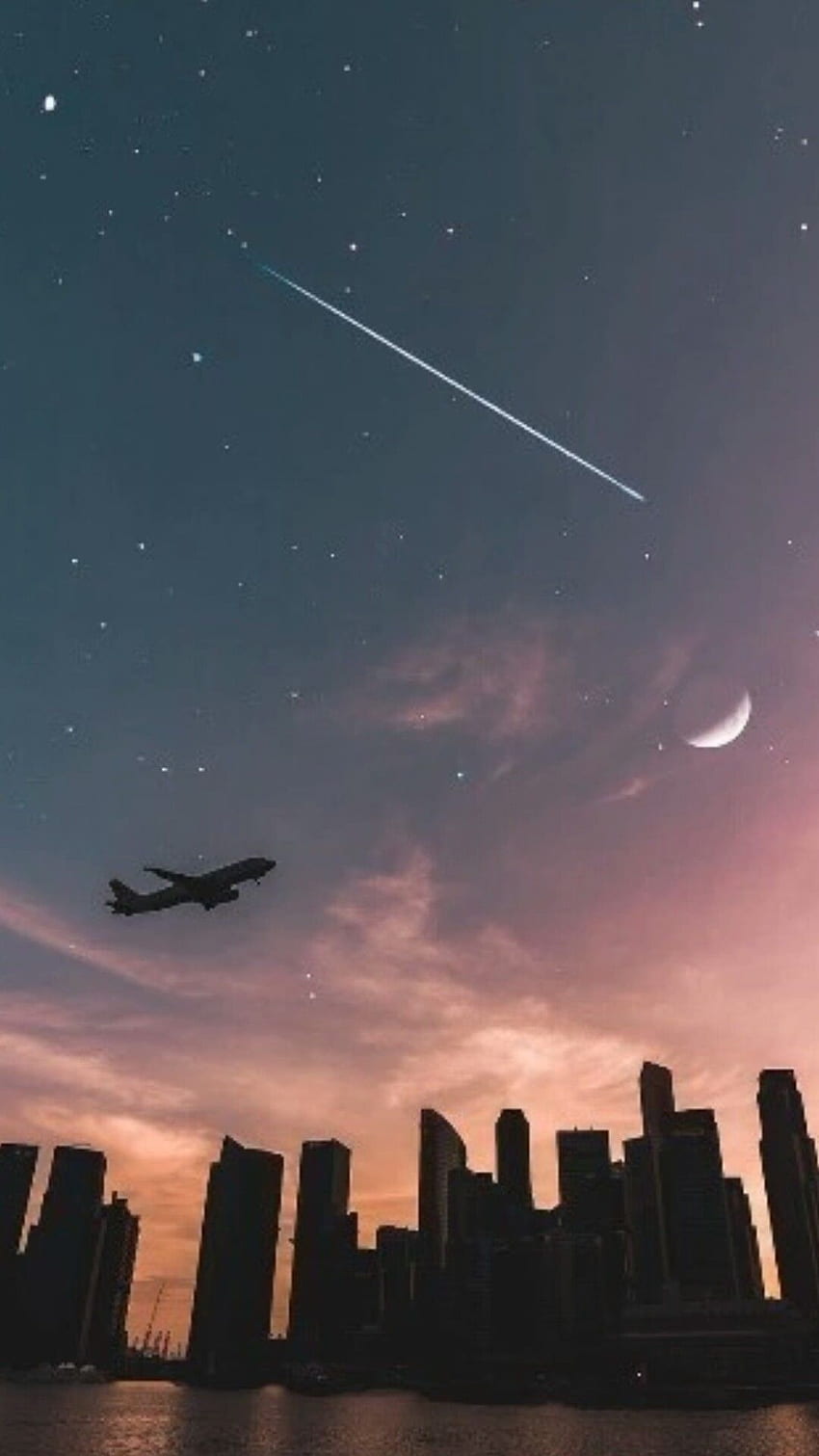 Fondos de Pantalla. Flugzeug, Himmelsästhetik, Flugzeuggrafik HD-Handy-Hintergrundbild