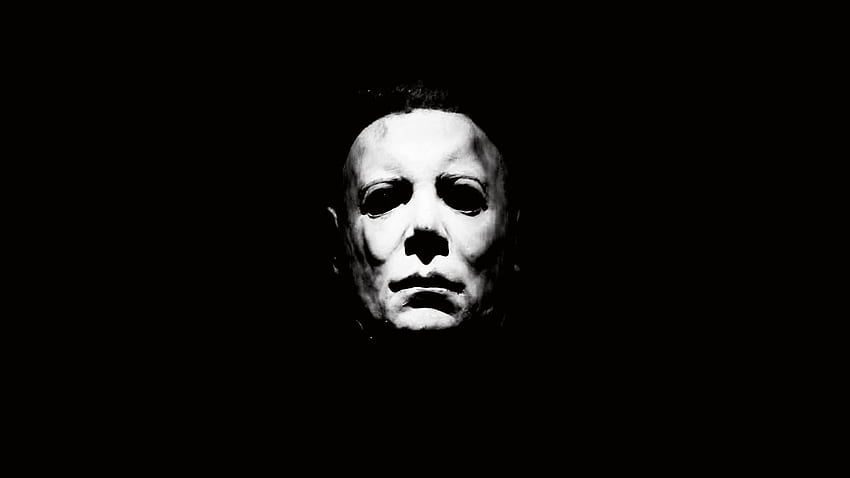 Black & White Halloween (1978) horor gelap Michael Myers . Wallpaper HD