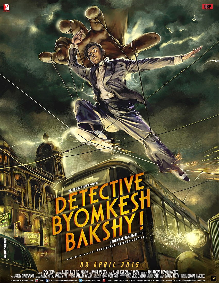 Detective Byomkesh Bakshy!. New movie posters, Detective movies, Guess the movie HD phone wallpaper