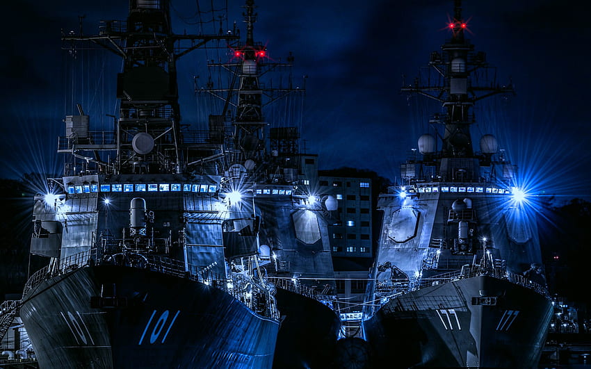 JS Murasame, DD-101, JS Atago, DDG-177, JMSDF, puerto, destructores japoneses, Armada japonesa, Fuerza de autodefensa marítima de Japón, buques de guerra, acorazados fondo de pantalla