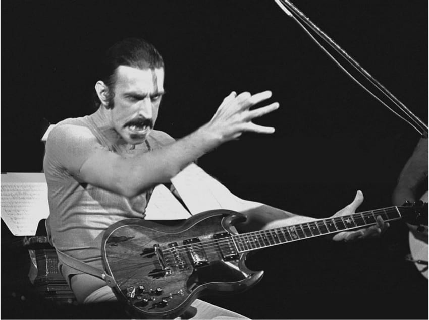 Frank Zappa 8, mères, noir, joe, orchestral, paul, invention, musique, alice, roll, frank, down, system, mccartney, blues, sabbath, steve, jazz, rock, freak, vai, garage, rhythm, out, tonnelier, zappa Fond d'écran HD