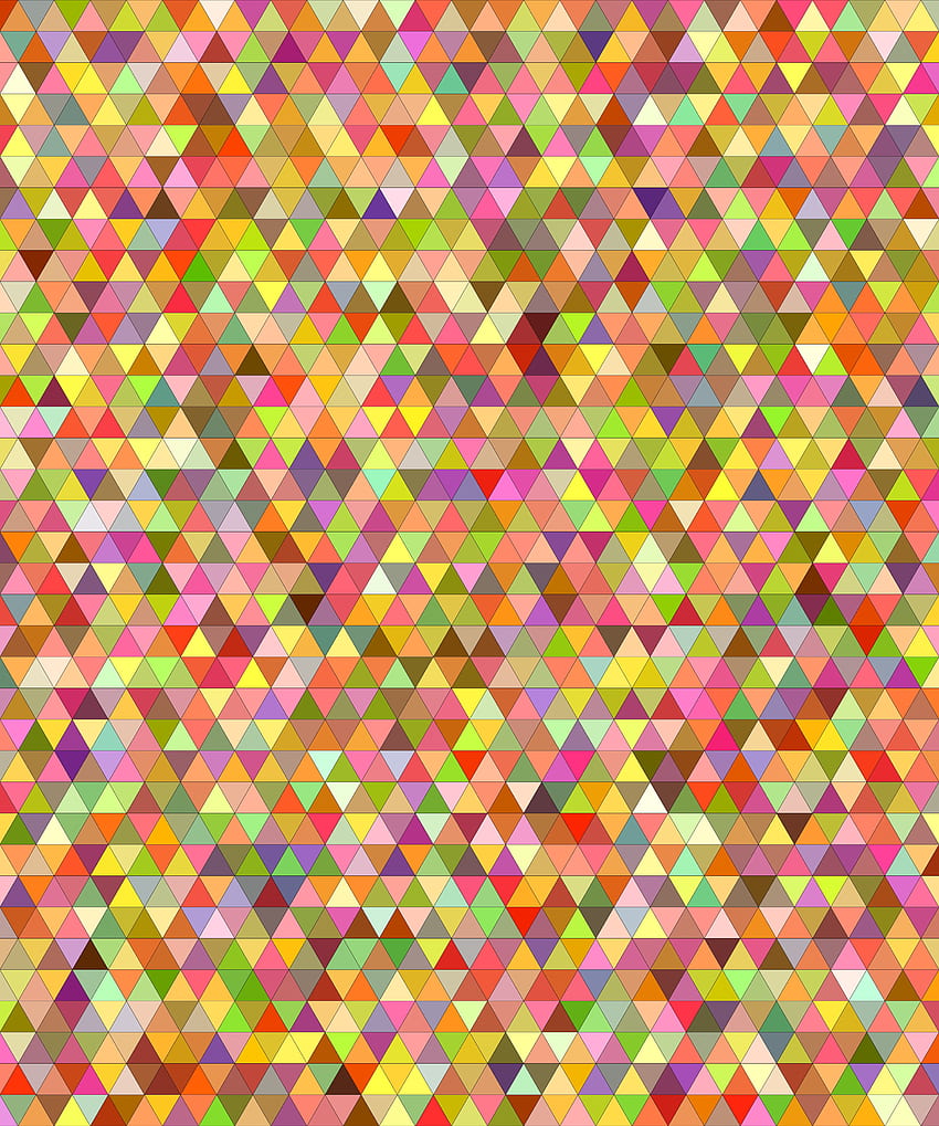 Multicolore, Motley, Texture, Textures, Pixel, Triangoli, Multicolore, Policromatico, Grafico Sfondo del telefono HD