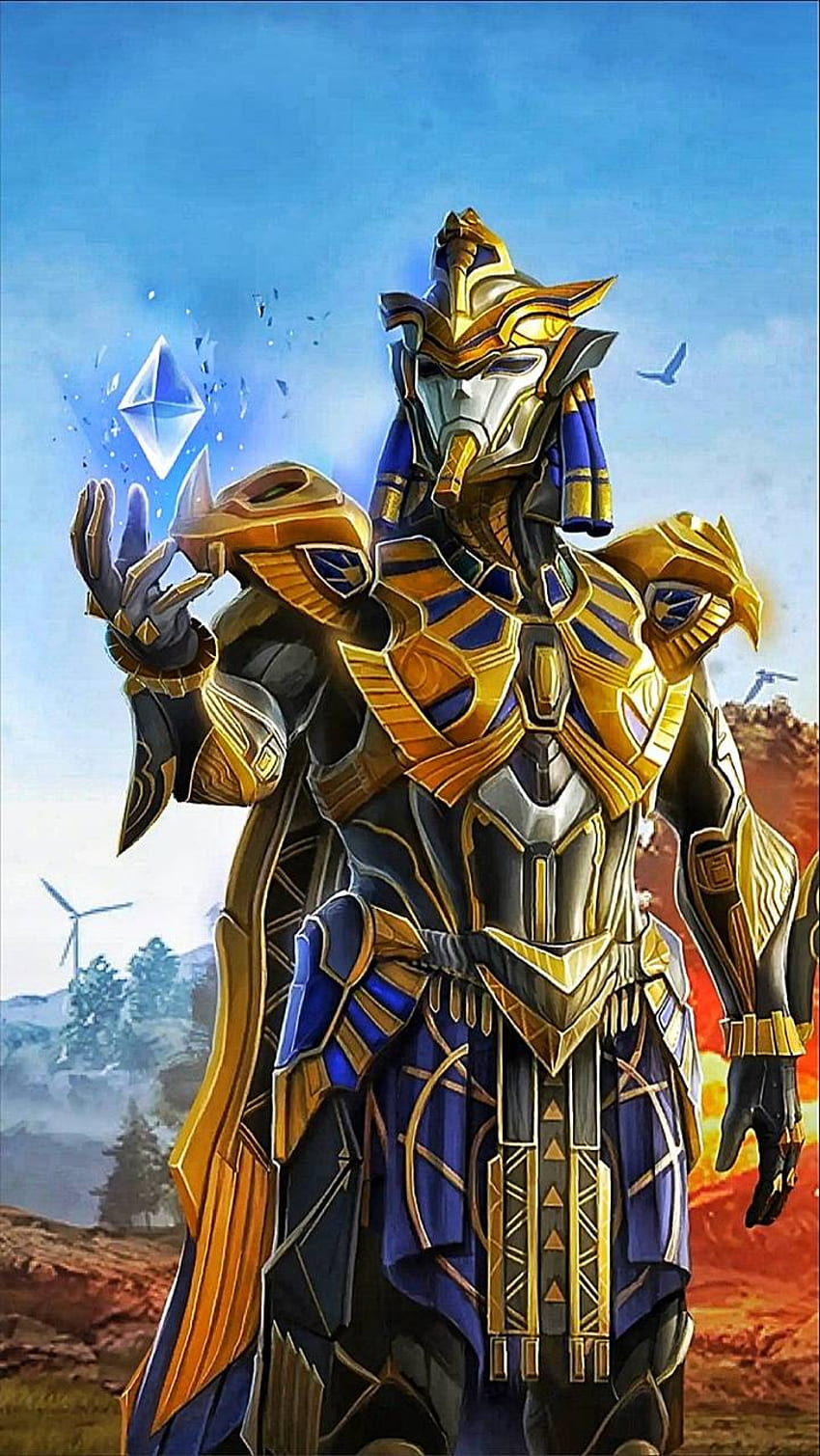 Pubg Pharao X Anzug, Goldener Pharao HD-Handy-Hintergrundbild