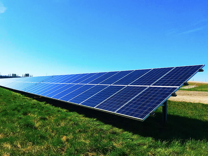 再生可能エネルギー、太陽光発電 高画質の壁紙