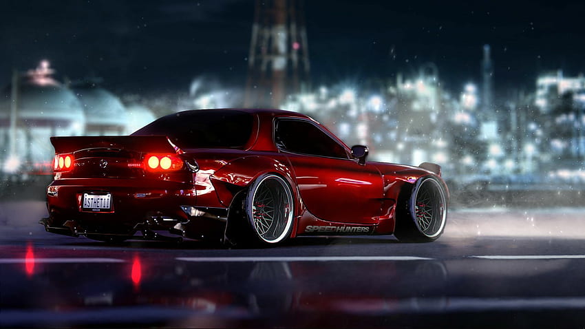 รถ Mazda RX 7 สีแดงสด [ ], FD3S วอลล์เปเปอร์ HD