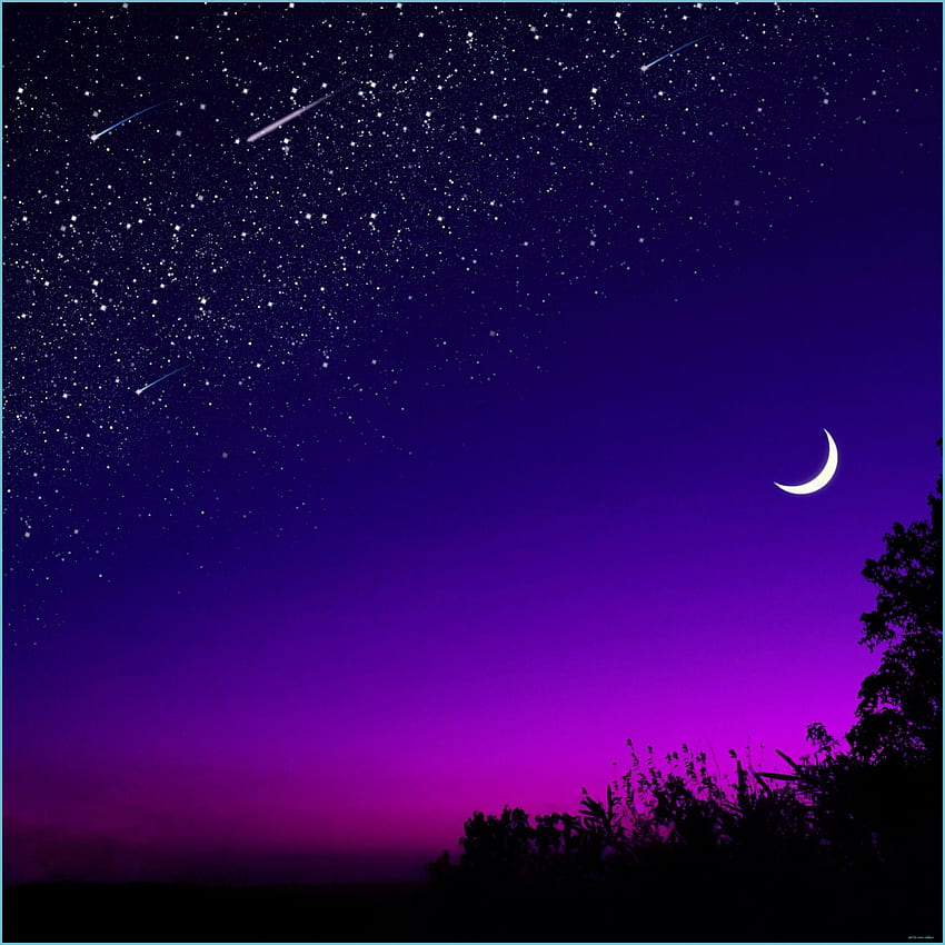 Красиво нощно небе - Топ красиво нощно небе - пейзажи на нощно небе HD тапет за телефон