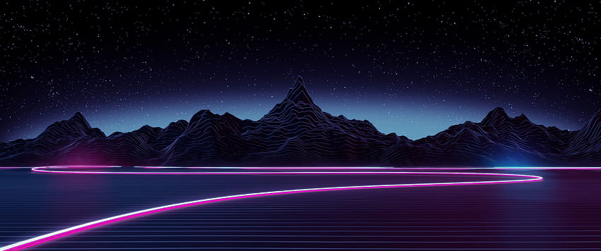 Retro Synth , Synthwave Computer HD wallpaper