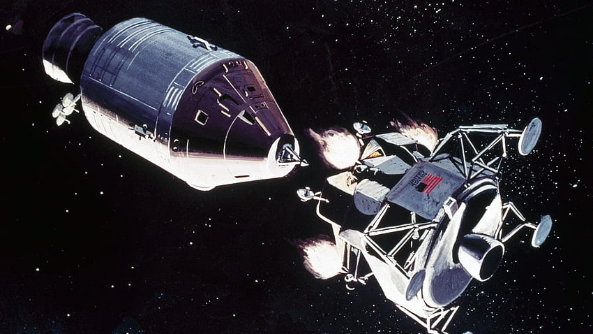 Аполо 11: Четири неща, които може би не знаете за първото кацане на Луната - BBC News, Лунен модул HD тапет
