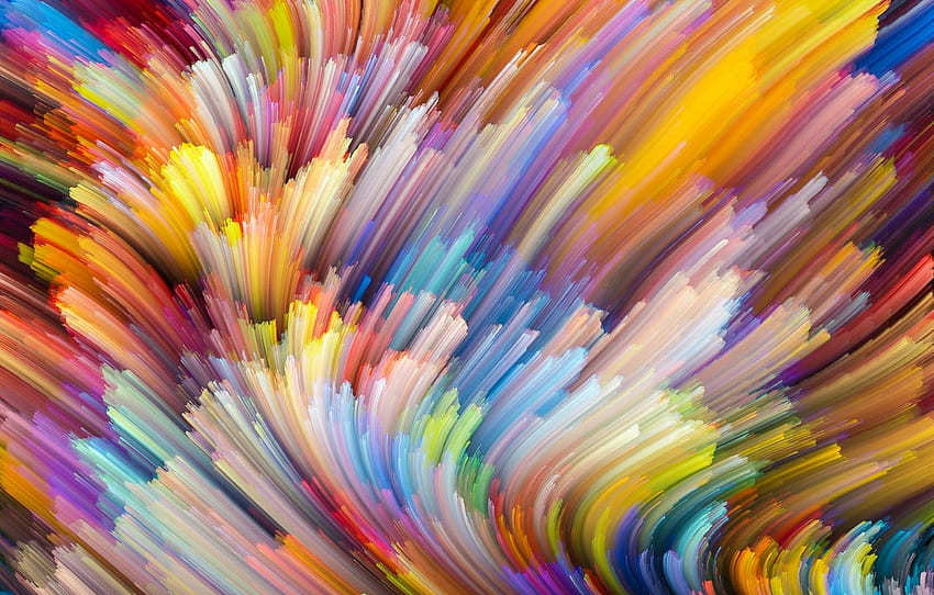 paint, colors, colorful, abstract, rainbow, background, splash, painting for , section абстракции HD wallpaper