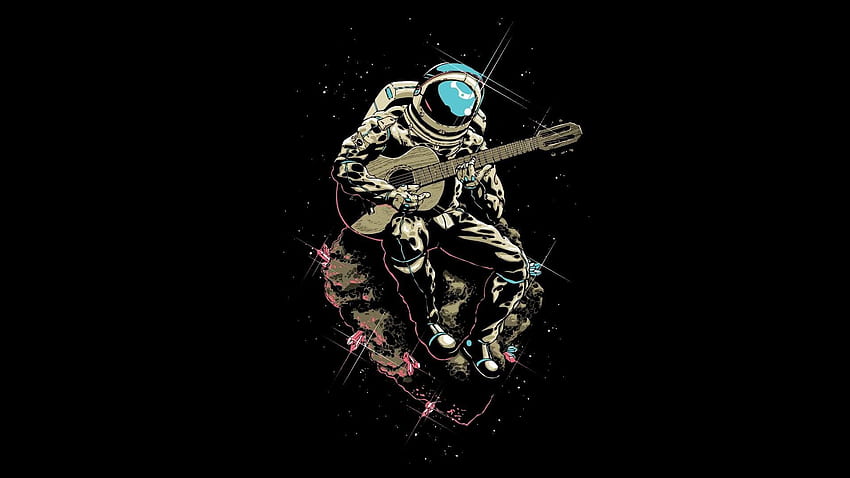 Astronaut Plays Guitar - High Definition . Astronaut , for mobile, Astronaut HD wallpaper