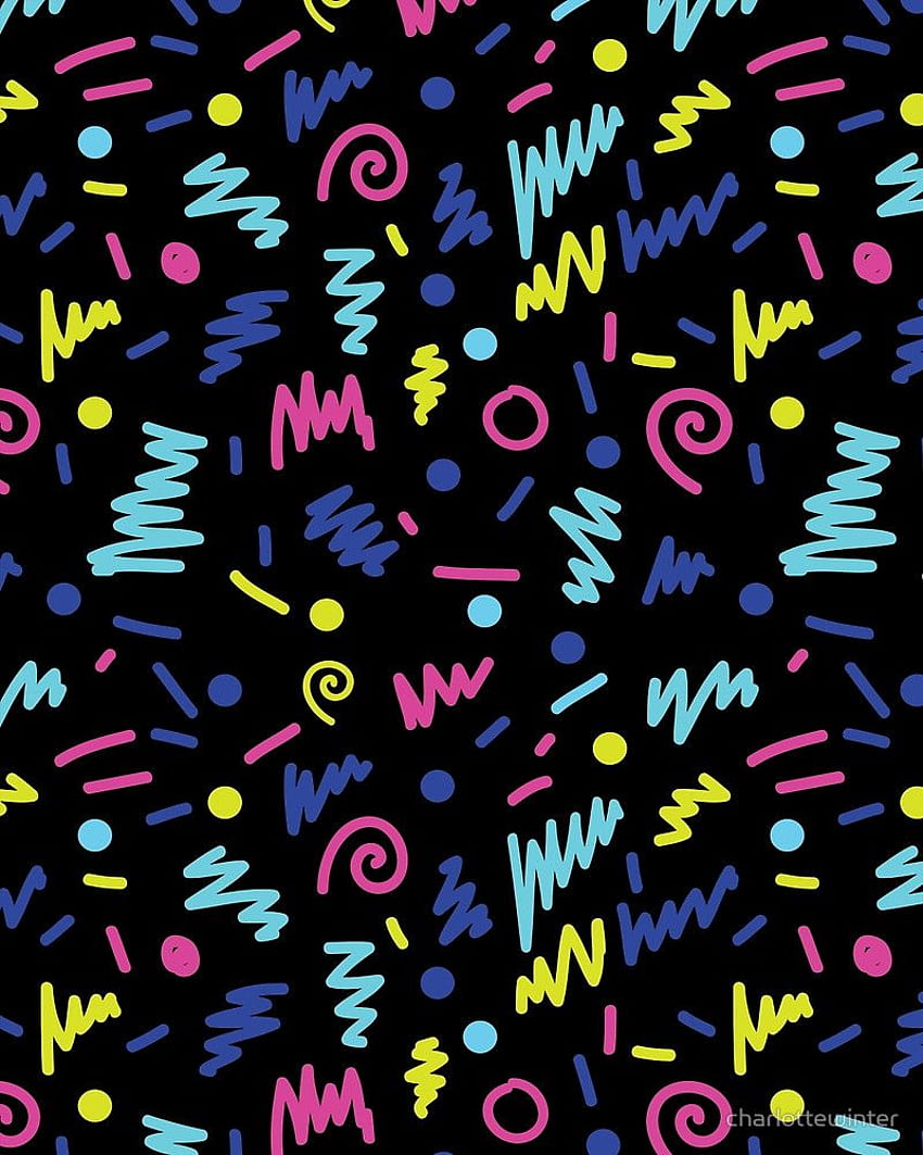 90s pattern - Patterns. Patterns, 90's HD phone wallpaper