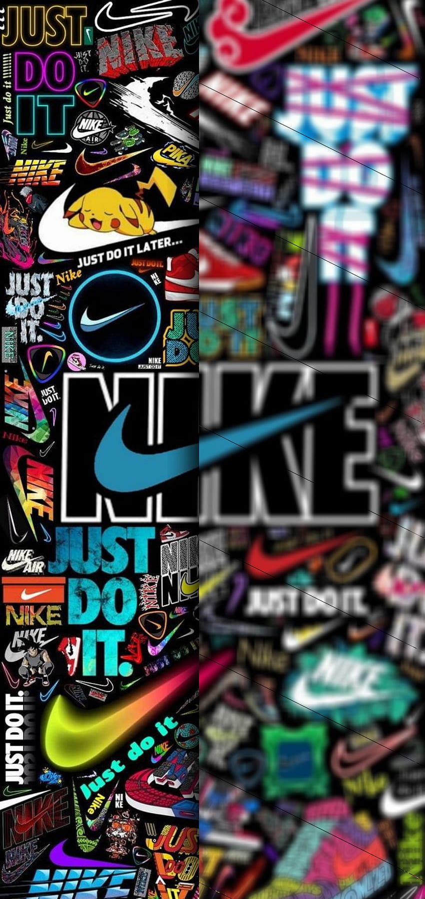 Nike efeito blur, popular, nikee HD phone wallpaper