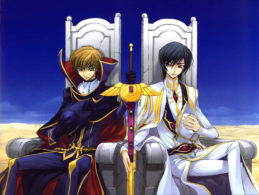 Wallpaper Code Geass, Lelouch Lamperouge, nunnally lamperouge, suzaku for  mobile and desktop, section прочее, resolution 2560x1600 - download