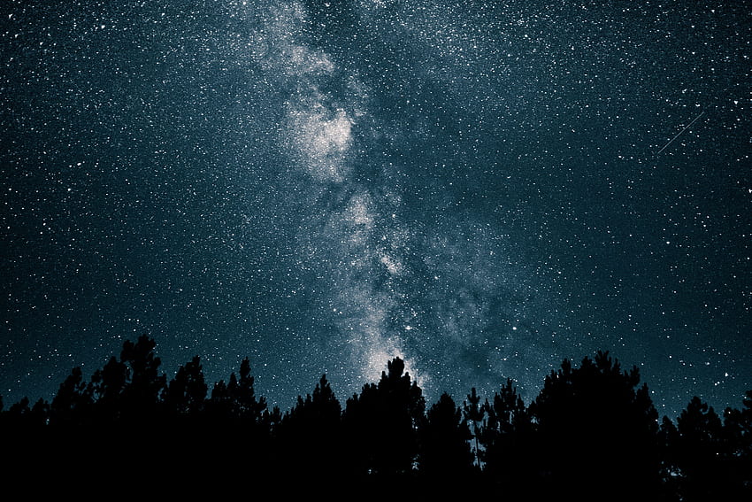 Milky Way, Universe, Stars, Night, Starry Sky HD wallpaper