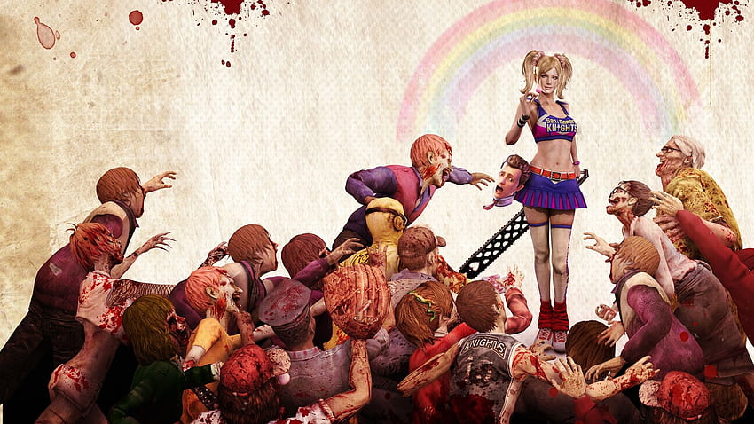 Lollipop Motosierra Zombie Juego, Zombie Anime fondo de pantalla