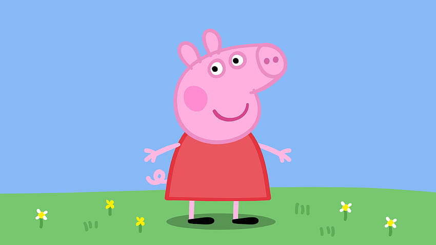 Group of Cartoon Characters Peppa Pig, Kawaii Pig HD wallpaper