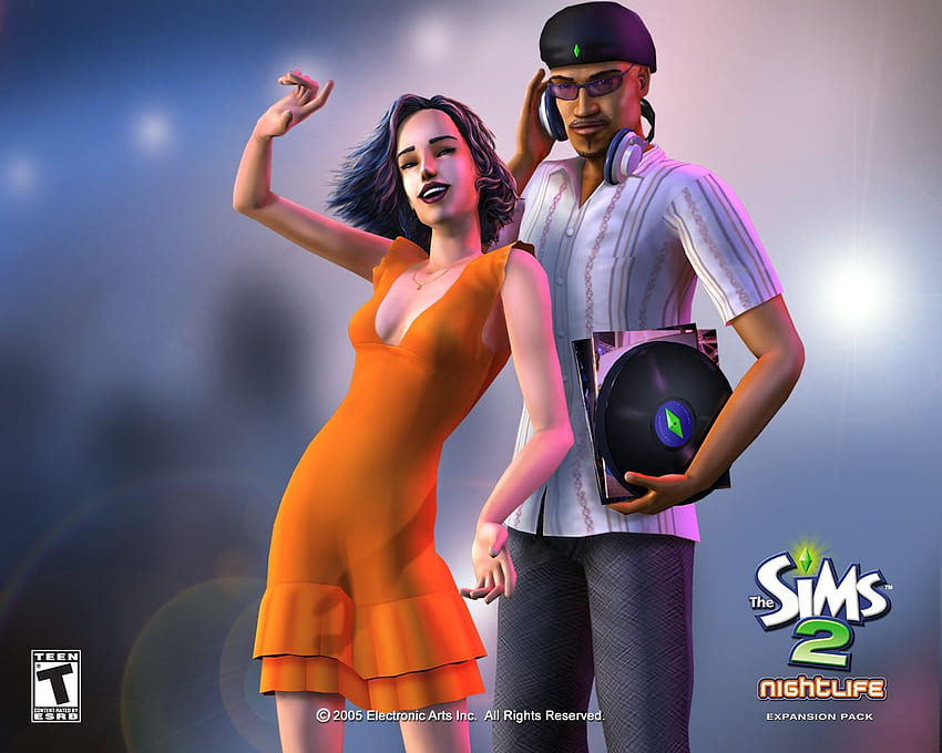 심즈2의 밤문화 - The Sims 2 HD 월페이퍼