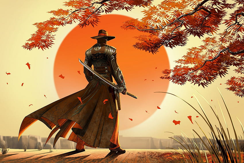US $7.03 %36 İNDİRİM. Ev Dekorasyon Sanat Eseri Fantezi Sanatı Savaşçı Kovboylar Samuray Japonya Güneş Güzel Ağaç Ipek Kumaş Poster Baskı DM192 In &, Japon Kış Samuray HD duvar kağıdı