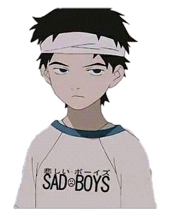 Anime Boy Sad posted by Ryan Simpson, sad anime profile HD phone wallpaper