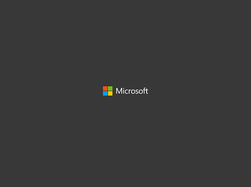 Microsoft Windows 로고, 검은색 Windows 로고 HD 월페이퍼