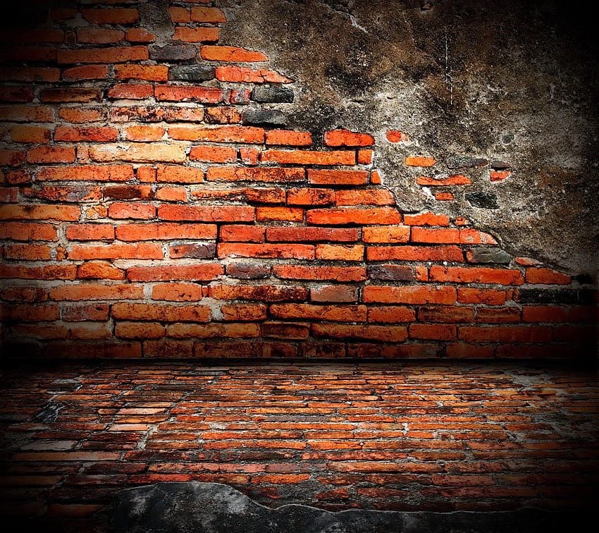 Premium Photo  Brick wall decoration for wallpaper concept old crack wall  3d render