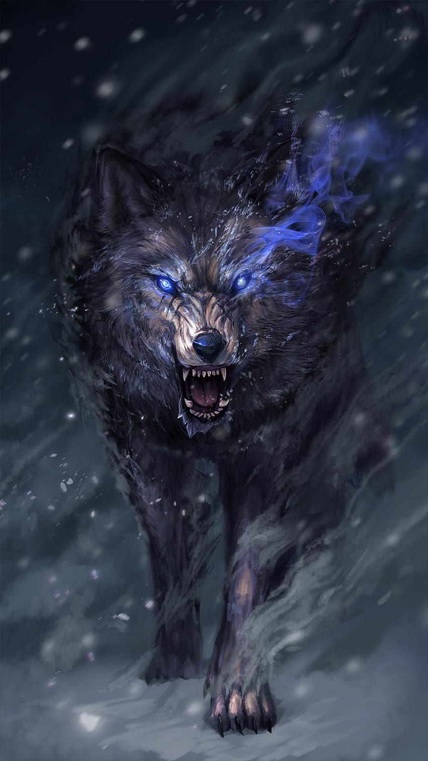 Spiritual Wolf - & Background, Mythical Wolf HD phone wallpaper | Pxfuel