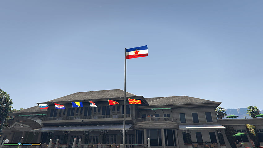 SFR JUGOSLAWIEN Flag Mod + Balkanflaggen HD-Hintergrundbild