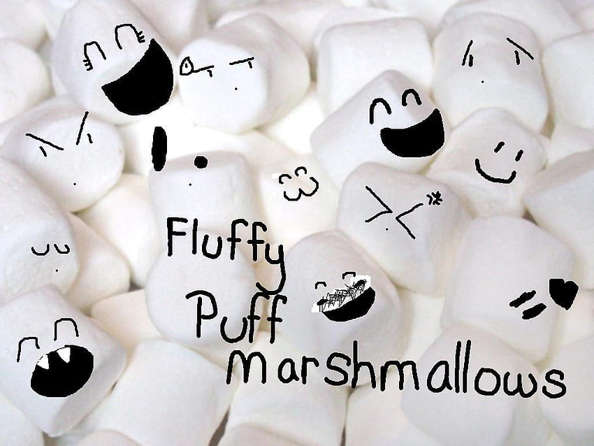 Cute Marshmallow, Kawaii Marshmallows HD wallpaper