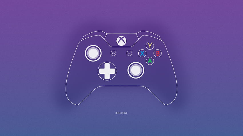 Purple Xbox HD wallpaper