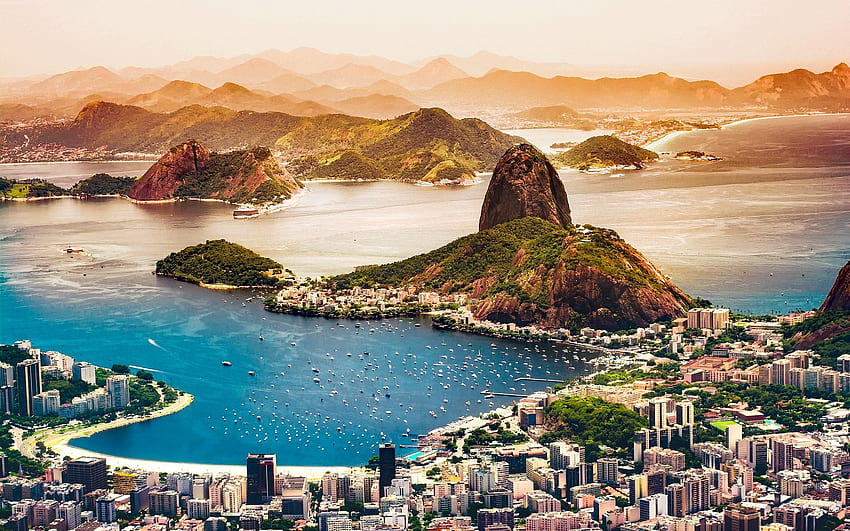 Rio De Janeiro Brésil Ville Urbaine . Ordinateur, Rio de Janeiro Fond d'écran HD