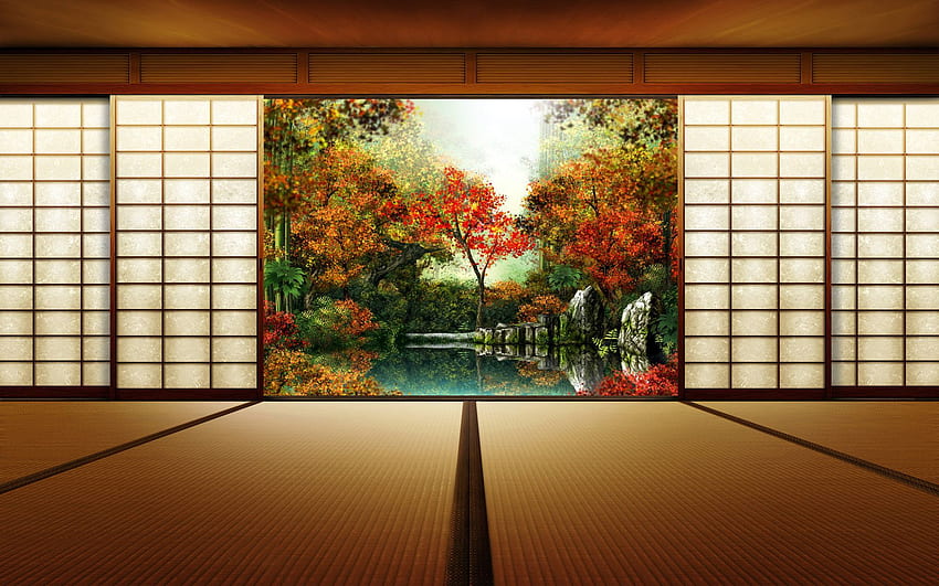 Zum Thema Japan. Liebe Asien!. Haus im japanischen Stil, Landschaft, japanisches Haus, traditionelles japanisches Haus HD-Hintergrundbild
