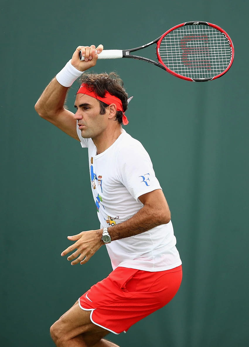 Rogera Federera na iPhone'a 7, iPhone'a 7 plus, iPhone'a 6 plus. Roger Federer, kontuzja kolana, tenis, Roger Federer serw Tapeta na telefon HD