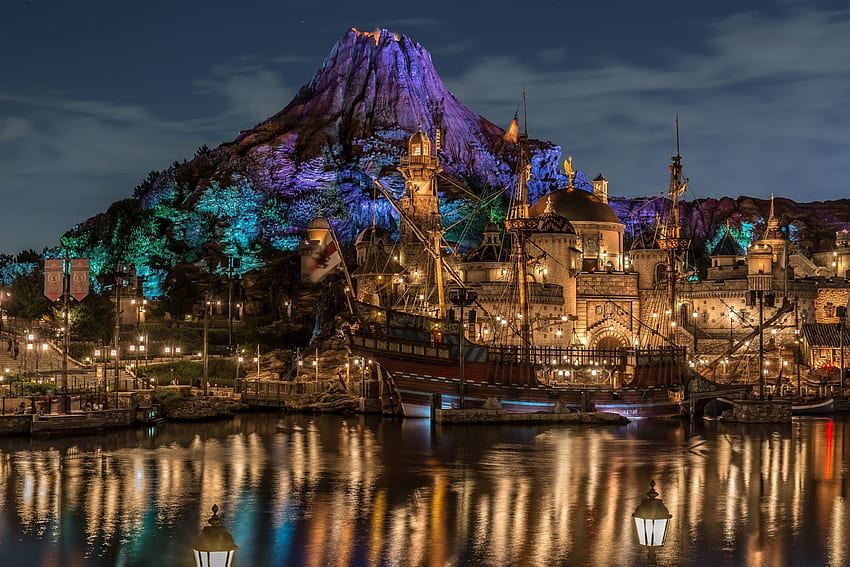 Tokyo DisneySea, Disneyland Tokyo Japan HD wallpaper