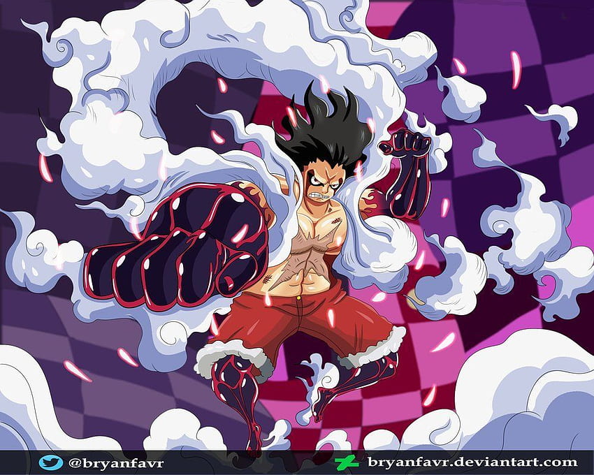 Anime  One Piece  Monkey D Luffy Gear Second Wall Poster  Epic Stuff