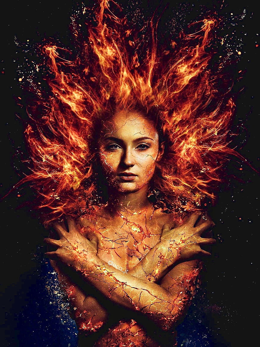 Dark Phoenix, Jean Gray wallpaper ponsel HD