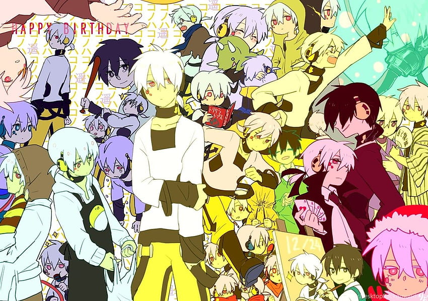 Mekaku city actors wallpaper, 5905x3543, 681602