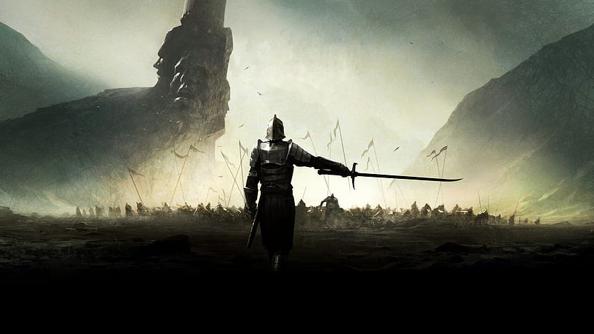 Epic New Epic - Dark Souls Светът е срещу мен, Epic Knight HD тапет