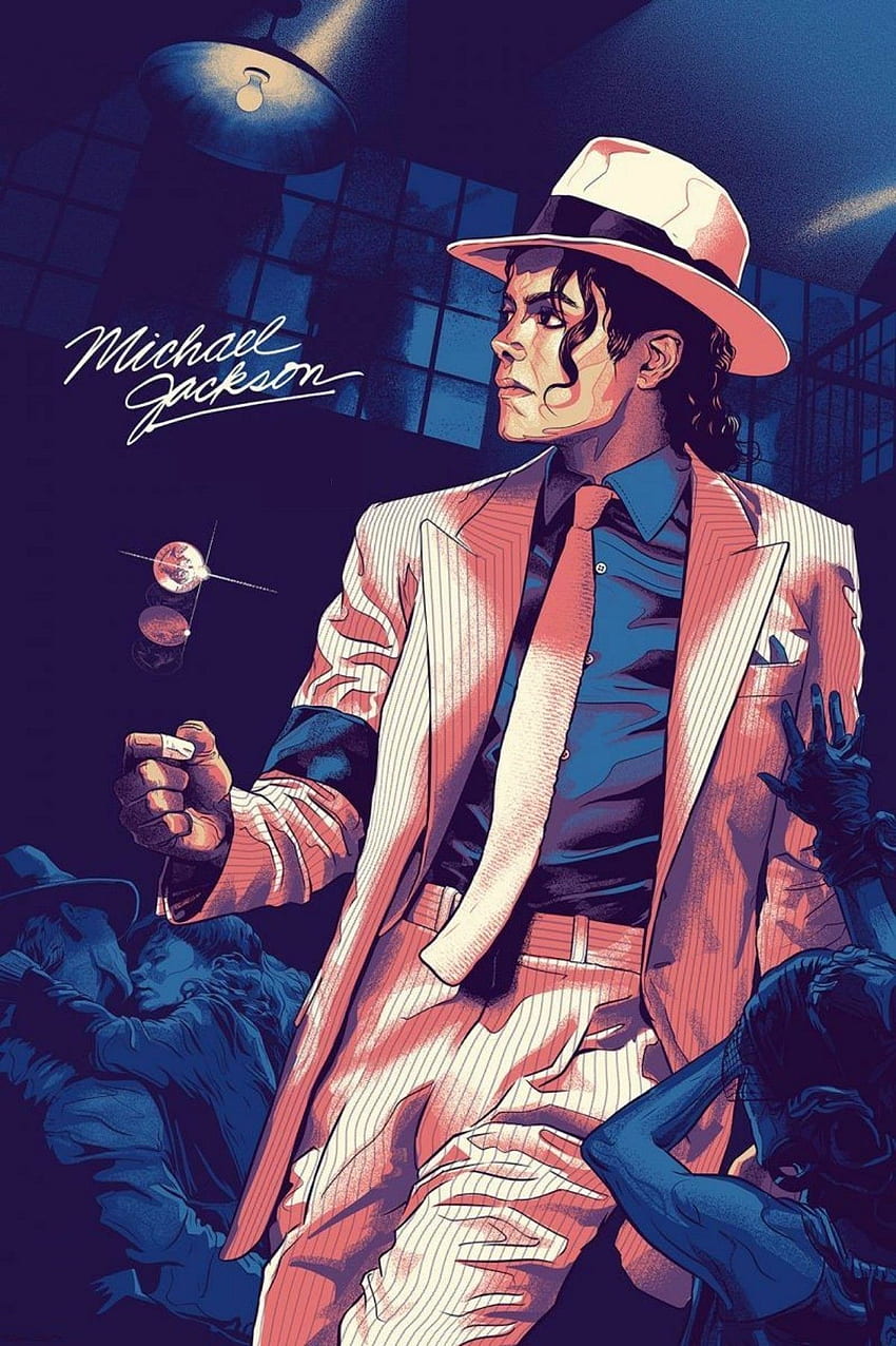 Mijac Art の ChadniJackson。 マイケル・ジャクソンの絵、マイケル・ジャクソンの滑らかな犯罪者、マイケル・ジャクソンのポスター、マイケル・ジャクソンの漫画 HD電話の壁紙