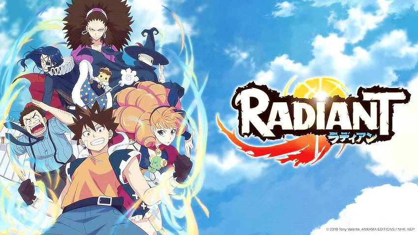 Revisión de la temporada 1 radiante (2018), anime radiante fondo de pantalla