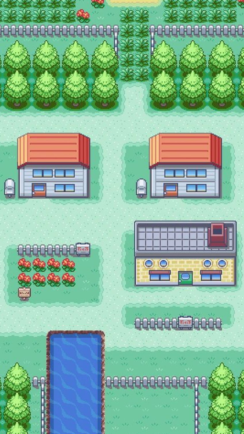 Pallet Town Android (no OC). ¿Alguien sabe dónde puedo encontrar una Gameboy (R B Y) Style One?, Ciudad Pokémon fondo de pantalla del teléfono