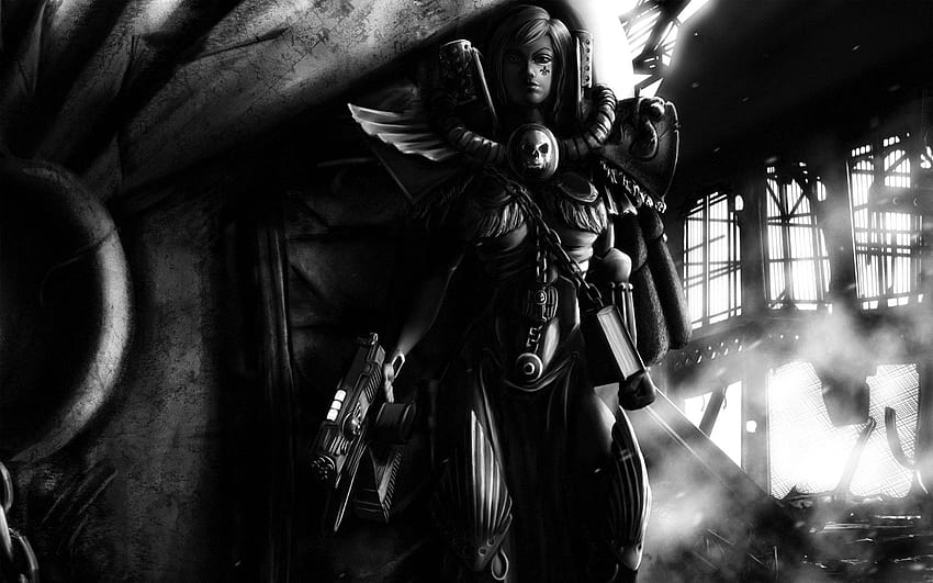 Sisters of Battle, Adepta Sororitas, Warhammer 40000, игри с оръжие HD тапет
