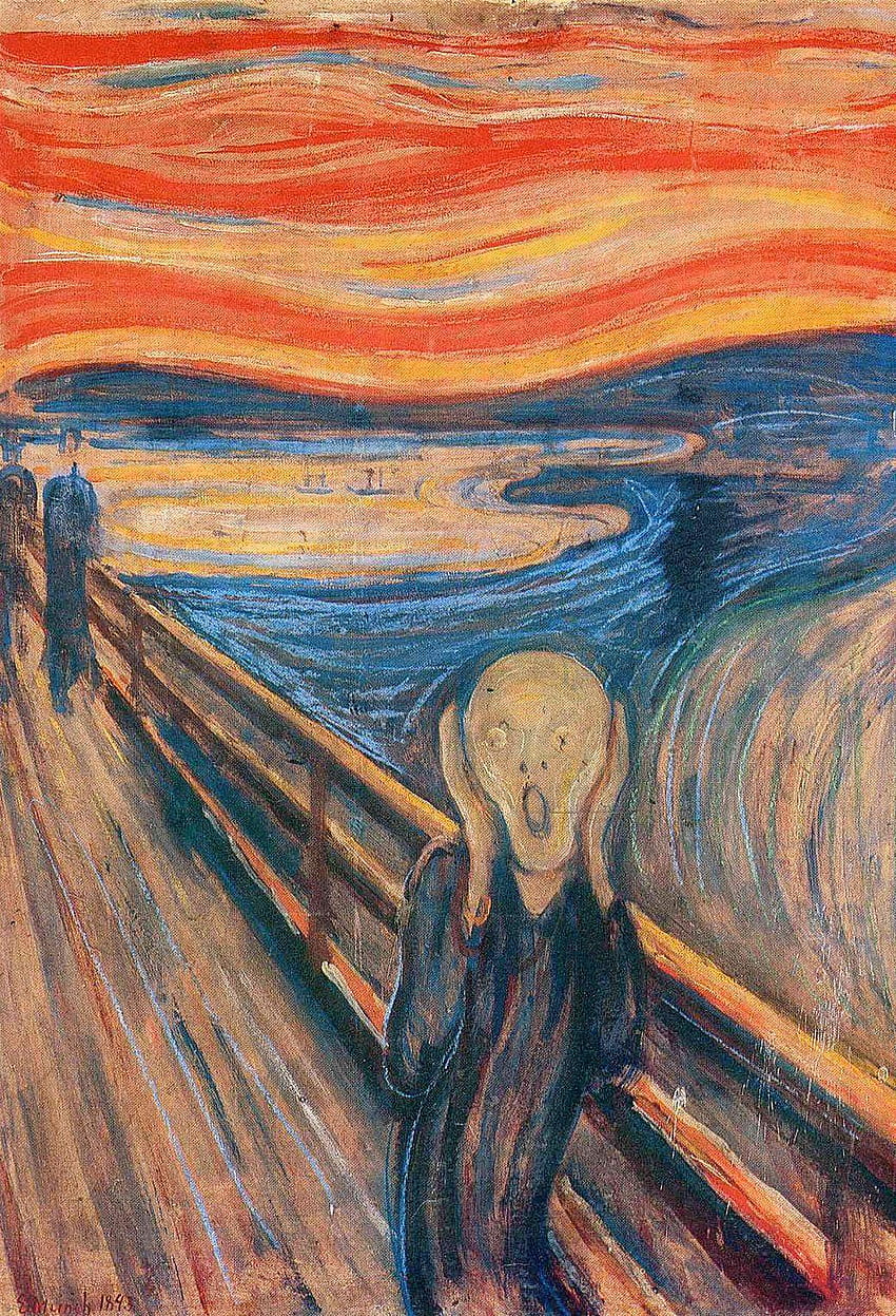 Edvard Munch, Munch Scream HD phone wallpaper