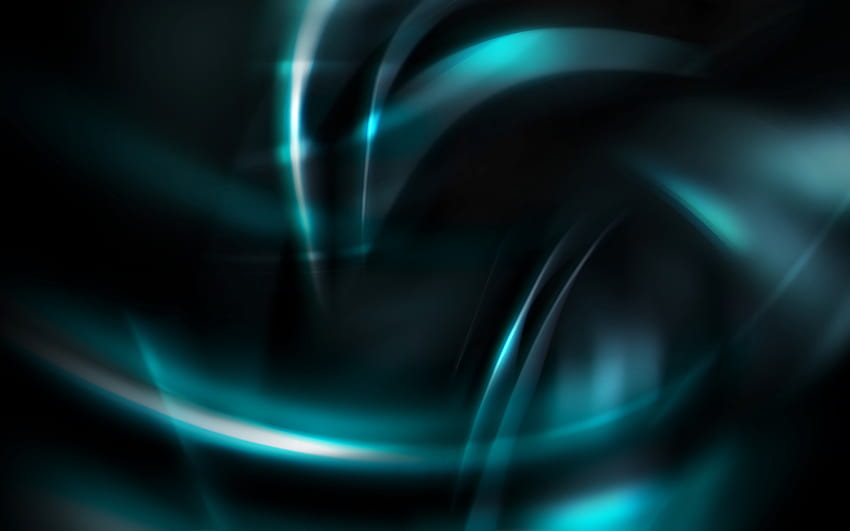 turquoise black, Turquoise and Black HD wallpaper