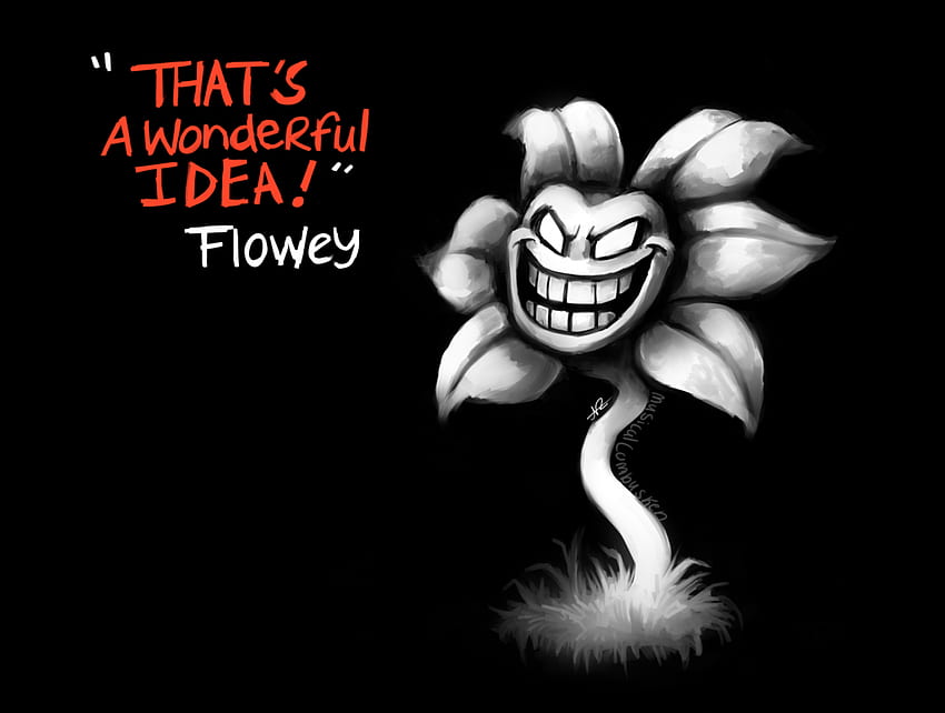 Undertale Flowey on, Omega Flowey HD wallpaper