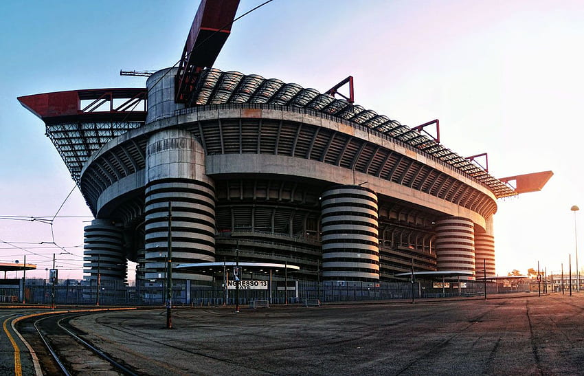 San Siro Stadium (Giuseppe Meazza) / Cugini & Stacchini + Ragazzi & Hoffer HD wallpaper