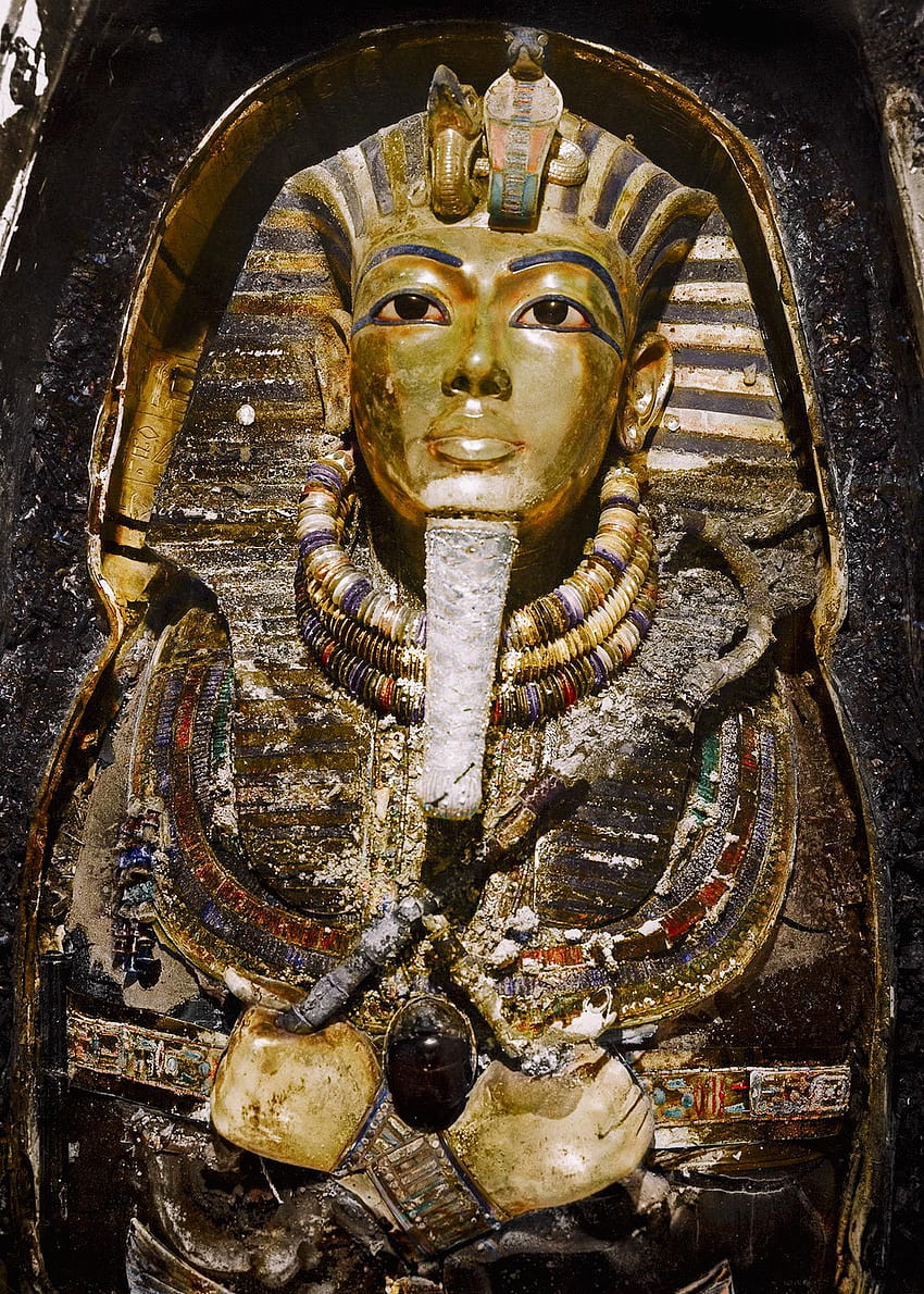 Discovery of King Tut's Tomb Told Through Colorized HD phone wallpaper