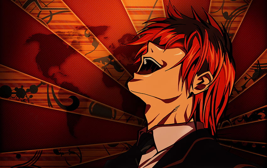Yagami Light Death Note, Todesnote, Licht, Yagami, rot, rote Haare HD-Hintergrundbild