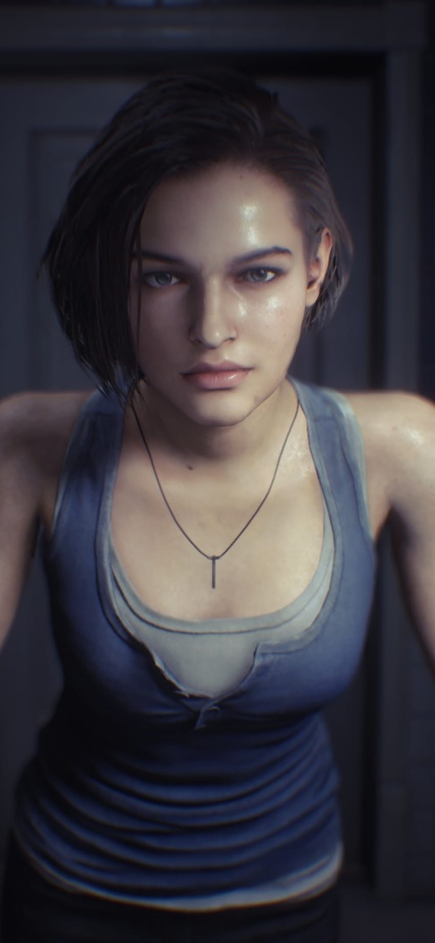 Jill Valentine Resident Evil 3 Remake iPhone XS MAX, juegos y antecedentes fondo de pantalla del teléfono