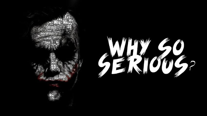 Why So Serious, Halloween - Horror .teahub.io, Joker Why So Serious HD wallpaper