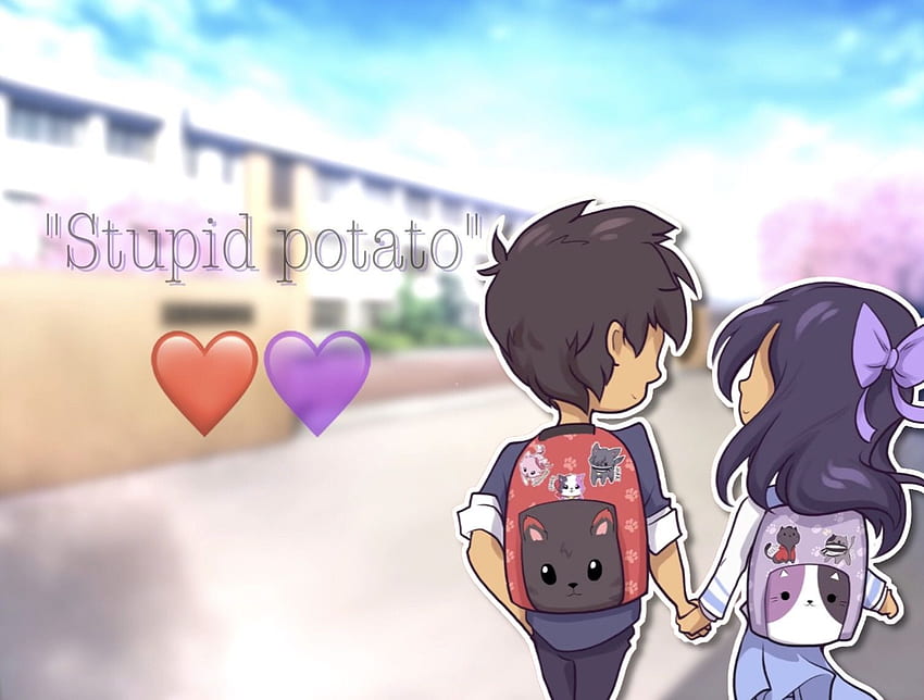 Marvelous Cute For Mobile, Aaron and Aphmau HD wallpaper
